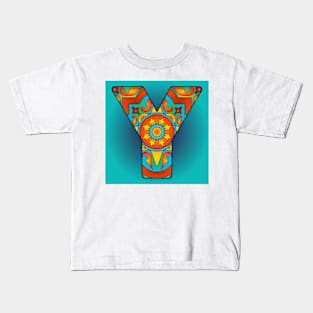 Alphabet 018 (Style:24) Kids T-Shirt